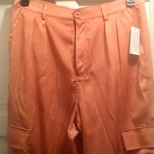 Satin CARGO pants